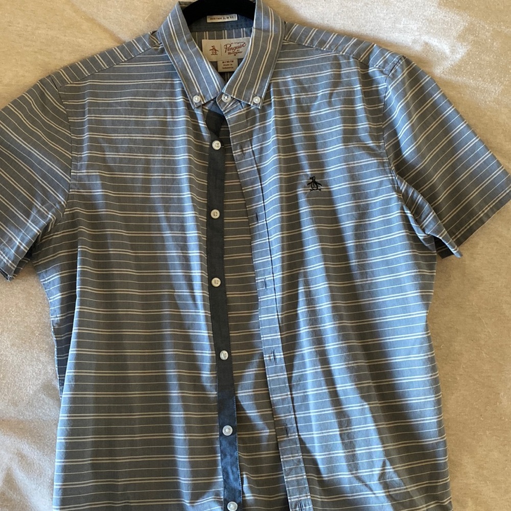 Penguin short sleeve button up